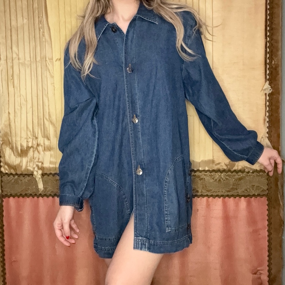 Vintage 1990's Doncaster Denim Dress or Top.